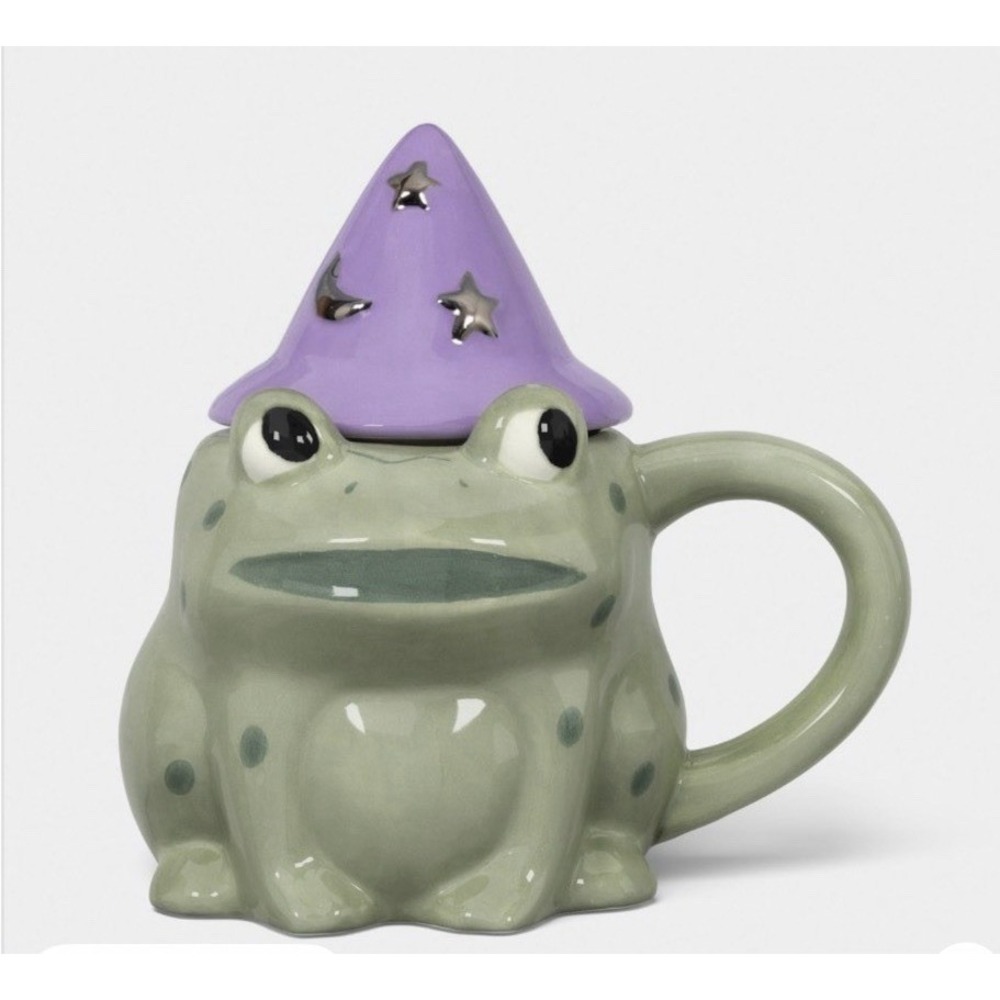 9 fl oz Earthenware Mini Frog with Lid Mug - Hyde and EEK! Boutique™
